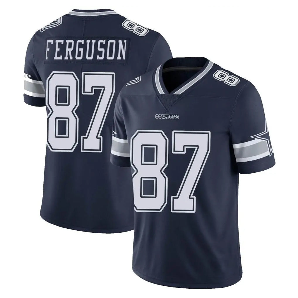 Parkc D.Cowboys #87 Jake Ferguson Player Navy Vapor Untouchable Limited Home Game Stitched Jerseys
