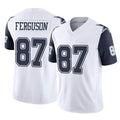 Parkc D.Cowboys #87 Jake Ferguson Player White-Navy Limited Vapor F.U.S.E. Home Game Stitched Jerseys