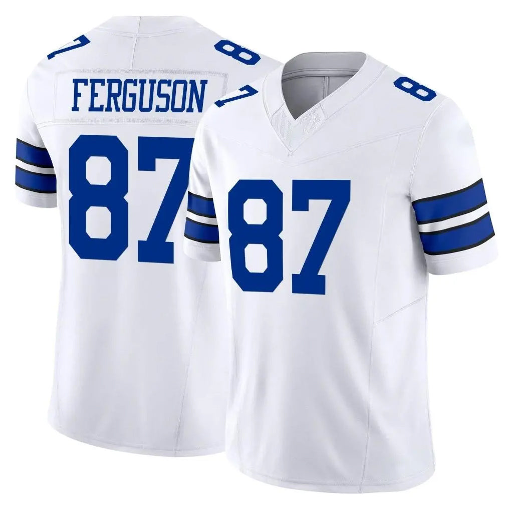 Parkc D.Cowboys #87 Jake Ferguson Player White Limited Vapor F.U.S.E. Home Game Stitched Jerseys