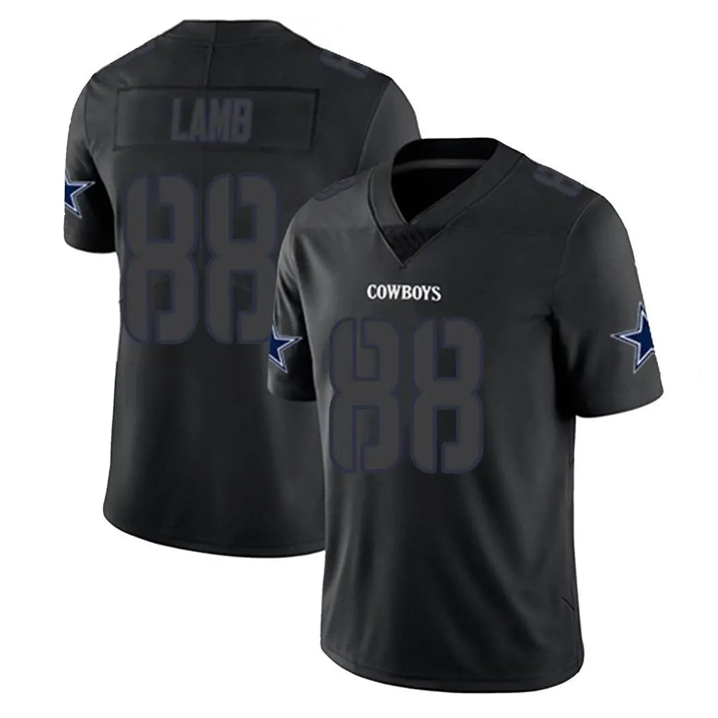 Parkc D.Cowboys #88 CeeDee Lamb Player Black Impact Limited Home Game Stitched Jerseys