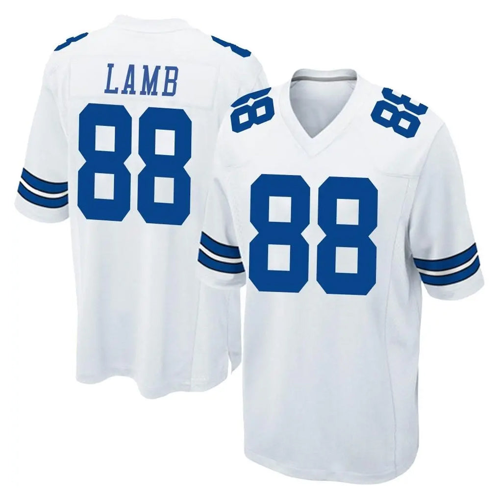 Parkc D.Cowboys #88 CeeDee Lamb Player White Home Game Stitched Jerseys