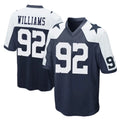 Parkc D.Cowboys #92 Quinnen Williams Player Navy-White Alternate Home Game Stitched Jerseys