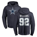 Parkc D.Cowboys #92 Quinnen Williams Player Navy Pullover Hoodies Limited Stitched Jerseys