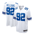 Parkc D.Cowboys #92 Quinnen Williams Player White Home Game Stitched Jerseys