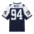 Parkc D.Cowboys #94 DeMarcus Ware Mitchell & Ness Navy 2011 Authentic Throwback Retired Player Jersey Stitched Puhic