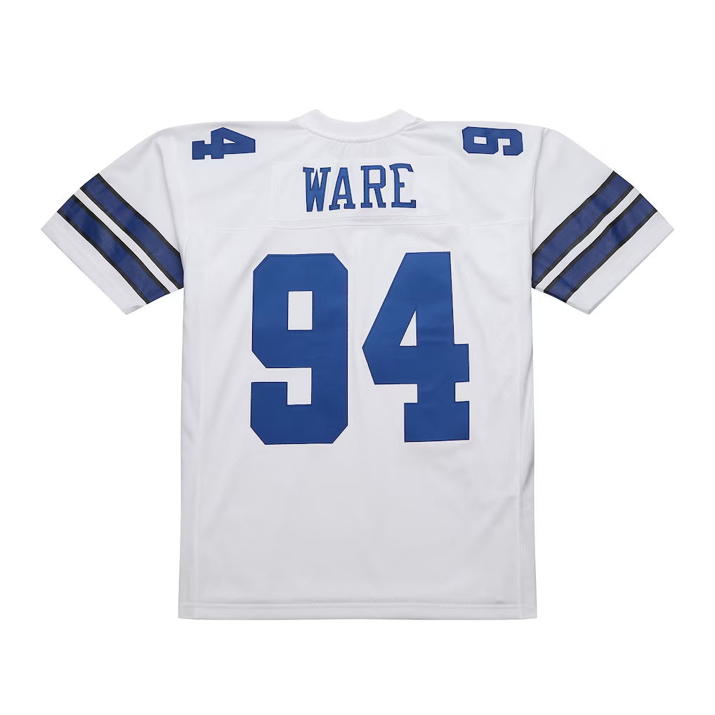 Parkc D.Cowboys #94 DeMarcus Ware Mitchell & Ness White 2005 Legacy Replica Jersey  Stitched Puhic Game Jerseys