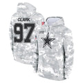Parkc D.Cowboys #97 Kenny Clark Player Arctic Camo Salute to Service Hoodies Limited Game Stitched Jerseys