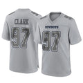 Parkc D.Cowboys #97 Kenny Clark Player Gray Atmosphere Fashion Home Game Stitched Jerseys