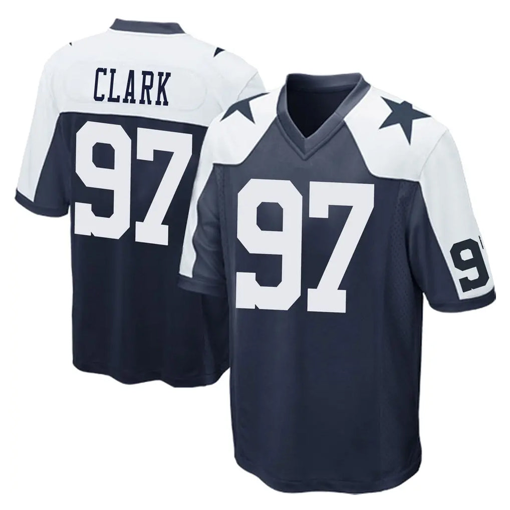 Parkc D.Cowboys #97 Kenny Clark Player Navy-White Alternate Home Game Stitched Jerseys