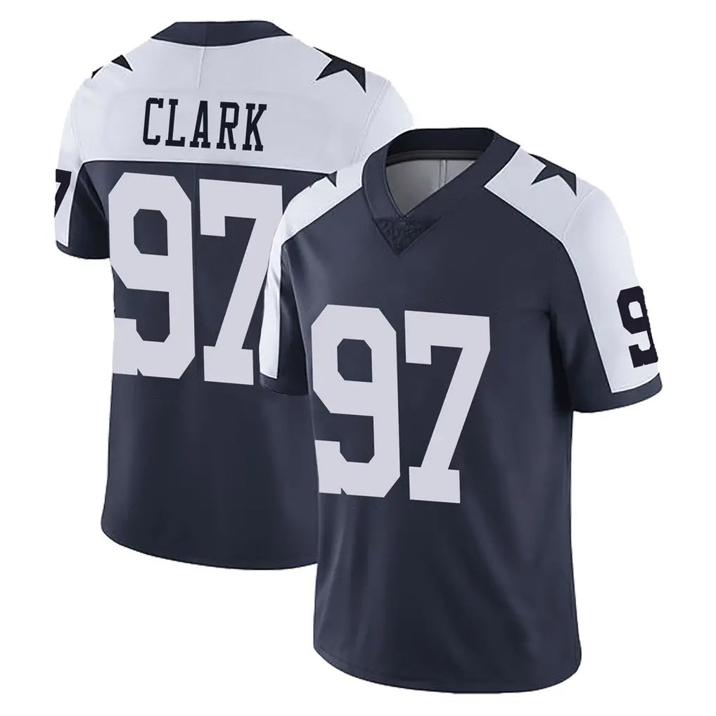 Parkc D.Cowboys #97 Kenny Clark Player Navy-White Limited Alternate Vapor Untouchable Home Game Stitched Jerseys