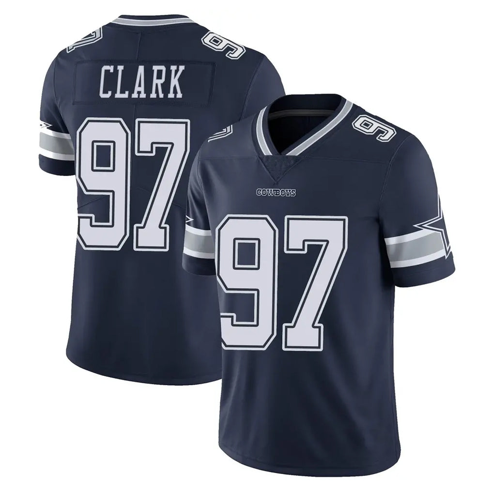 Parkc D.Cowboys #97 Kenny Clark Player Navy Vapor Untouchable Limited Home Game Stitched Jerseys