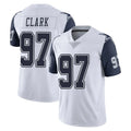 Parkc D.Cowboys #97 Kenny Clark Player White-Navy Limited Color Rush Vapor Untouchable Home Game Stitched Jerseys