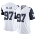 Parkc D.Cowboys #97 Kenny Clark Player White-Navy Limited Vapor F.U.S.E. Home Game Stitched Jerseys