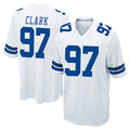 Parkc D.Cowboys #97 Kenny Clark Player White Home Game Stitched Jerseys