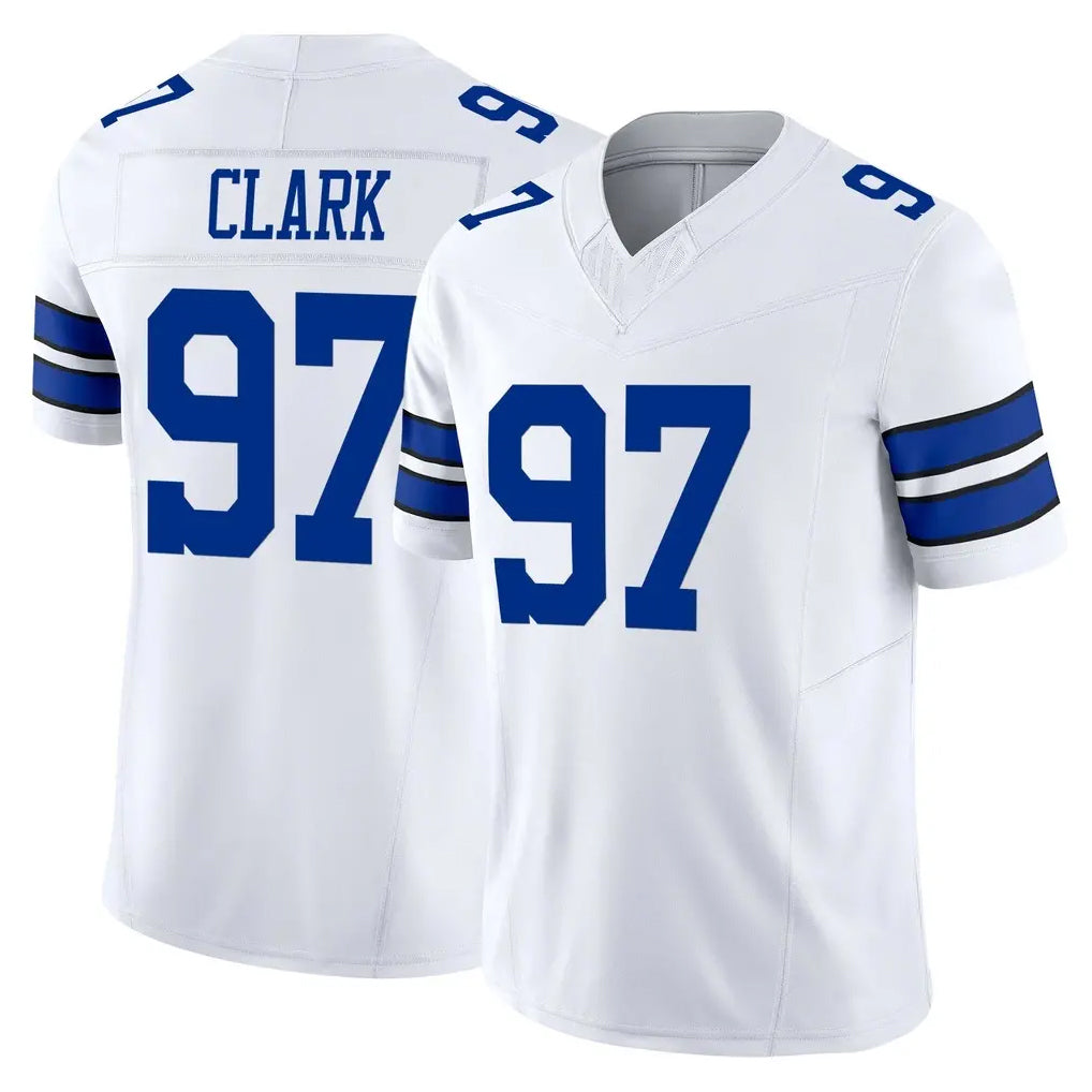 Parkc D.Cowboys #97 Kenny Clark Player White Limited Vapor F.U.S.E. Home Game Stitched Jerseys