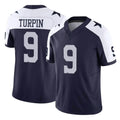 Parkc D.Cowboys #9 KaVontae Turpin Player Navy-White Limited Alternate Vapor F.U.S.E. Home Game Stitched Jerseys