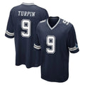 Parkc D.Cowboys #9 KaVontae Turpin Player Navy Home Game Stitched Jerseys