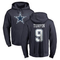 Parkc D.Cowboys #9 KaVontae Turpin Player Navy Pullover Hoodies Limited Stitched Jerseys
