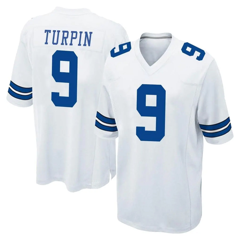 Parkc D.Cowboys #9 KaVontae Turpin Player White Home Game Stitched Jerseys