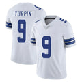 Parkc D.Cowboys #9 KaVontae Turpin Player White Vapor Untouchable Limited Home Game Stitched Jerseys
