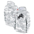 Parkc D.Lions Arctic Camo Salute to Service Hoodies Limited Game Blank Player Stitched Jerseys