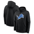 Parkc D.Lions Black Salute to Service Pullover Hoodies Limited Blank Player Stitched Jerseys