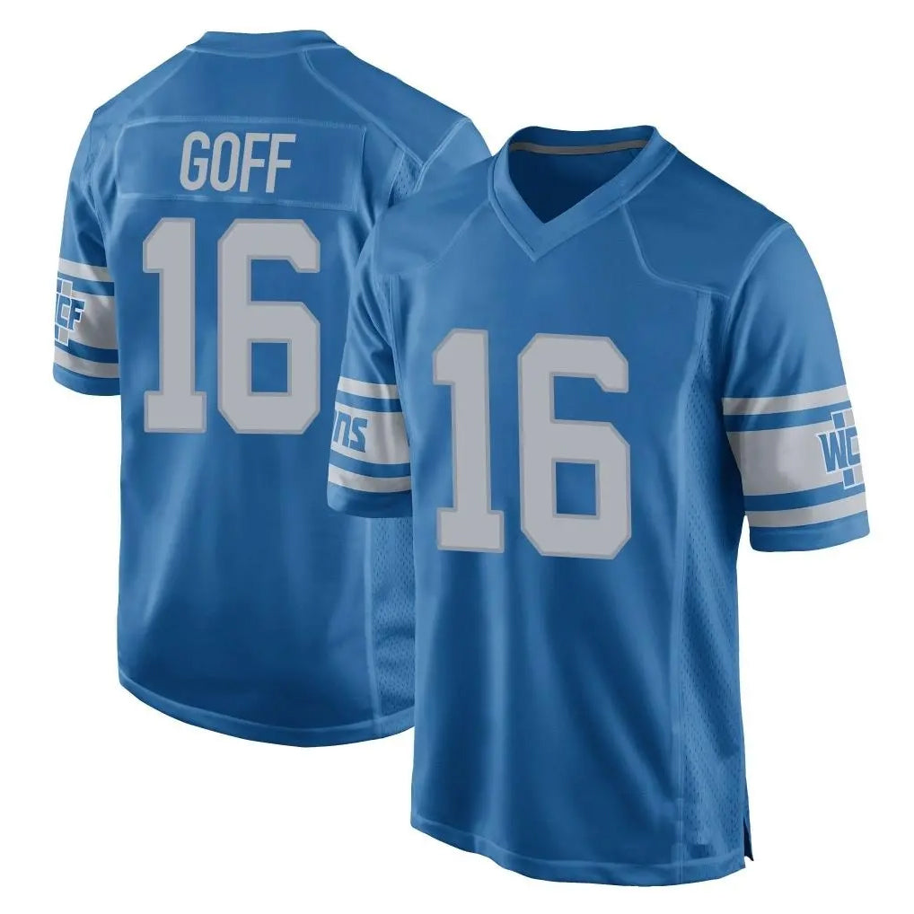 Parkc D.Lions #16 Jared Goff Player Blue Vapor Untouchable Throwback Game Stitched Jerseys