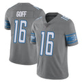 Parkc D.Lions #16 Jared Goff Player Gray Vapor Untouchable Limited Home Game Stitched Jerseys
