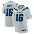 Parkc D.Lions #16 Jared Goff Silver 2026 Rivalries Collection Game Stitched Jerseys