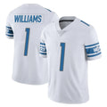 Parkc D.Lions #1 Jameson Williams Player White Limited Vapor Untouchable Home Game Stitched Jerseys