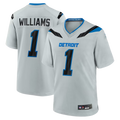 Parkc D.Lions #1 Jameson Williams Silver 2026 Rivalries Collection Game Stitched Jerseys