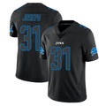 Parkc D.Lions #31 Kerby Joseph Player Black Impact Limited Home Game Stitched Jerseys