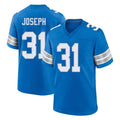 Parkc D.Lions #31 Kerby Joseph Player Blue Alternate Home Game Stitched Jerseys