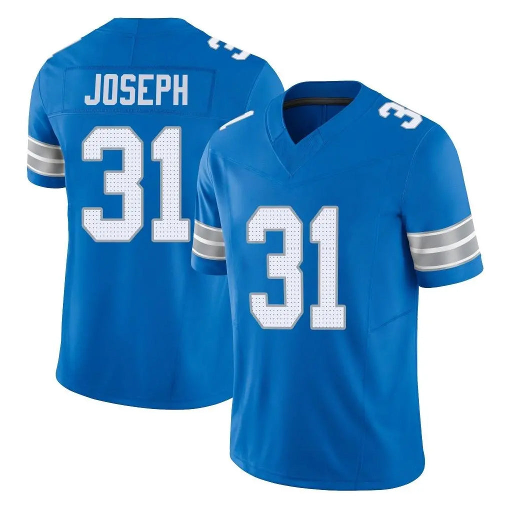 Parkc D.Lions #31 Kerby Joseph Player Blue Limited Vapor F.U.S.E. Alternate Home Game Stitched Jerseys