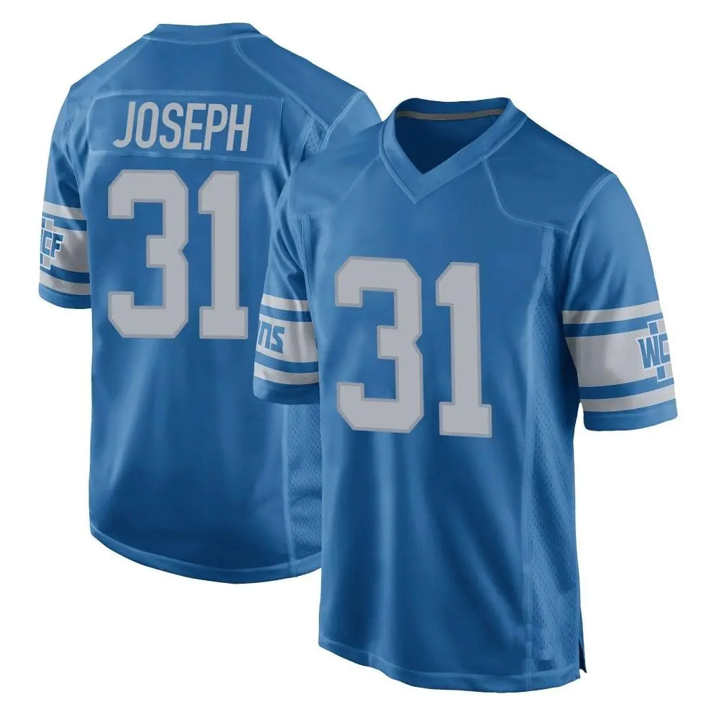 Parkc D.Lions #31 Kerby Joseph Player Blue Vapor Untouchable Throwback Game Stitched Jerseys