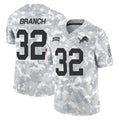 Parkc D.Lions #32 Brian Branch Player Arctic Camo Salute To Service Limited Stitched Jerseys
