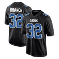 Parkc D.Lions #32 Brian Branch Player Black Fashion Home Game Stitched Jerseys