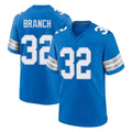 Parkc D.Lions #32 Brian Branch Player Blue Alternate Home Game Stitched Jerseys