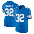 Parkc D.Lions #32 Brian Branch Player Blue Limited Vapor F.U.S.E. Alternate Home Game Stitched Jerseys