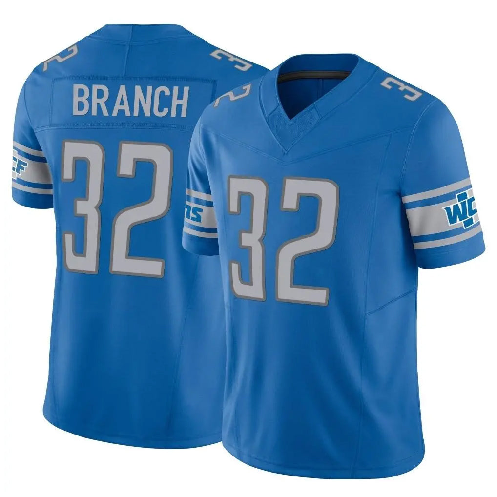 Parkc D.Lions #32 Brian Branch Player Blue Vapor F.U.S.E. Limited Home Game Stitched Jerseys