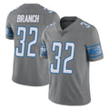Parkc D.Lions #32 Brian Branch Player Gray Vapor Untouchable Limited Home Game Stitched Jerseys