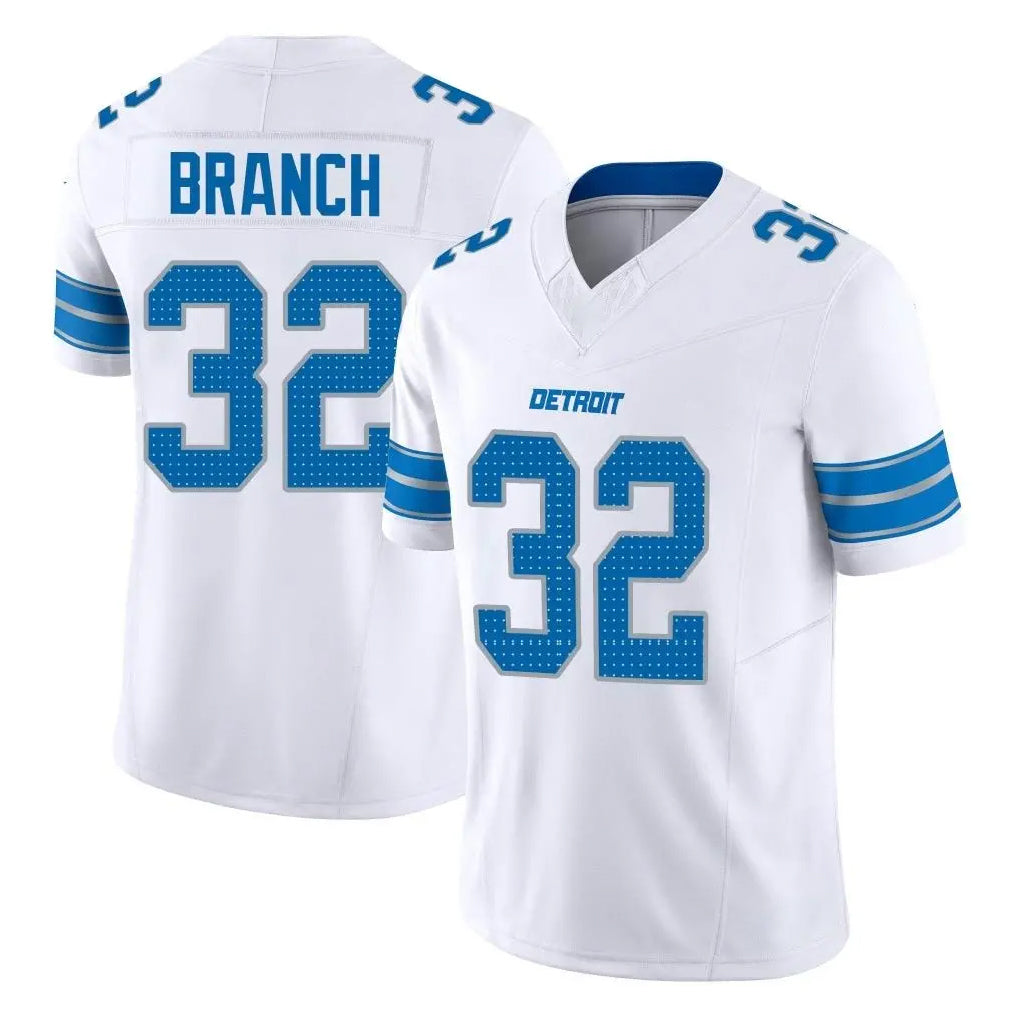 Parkc D.Lions #32 Brian Branch Player White Limited Vapor F.U.S.E. Alternate Home Game Stitched Jerseys