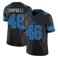 Parkc D.Lions #46 Jack Campbell Player Black Alternate Vapor F.U.S.E. Limited Home Game Stitched Jerseys