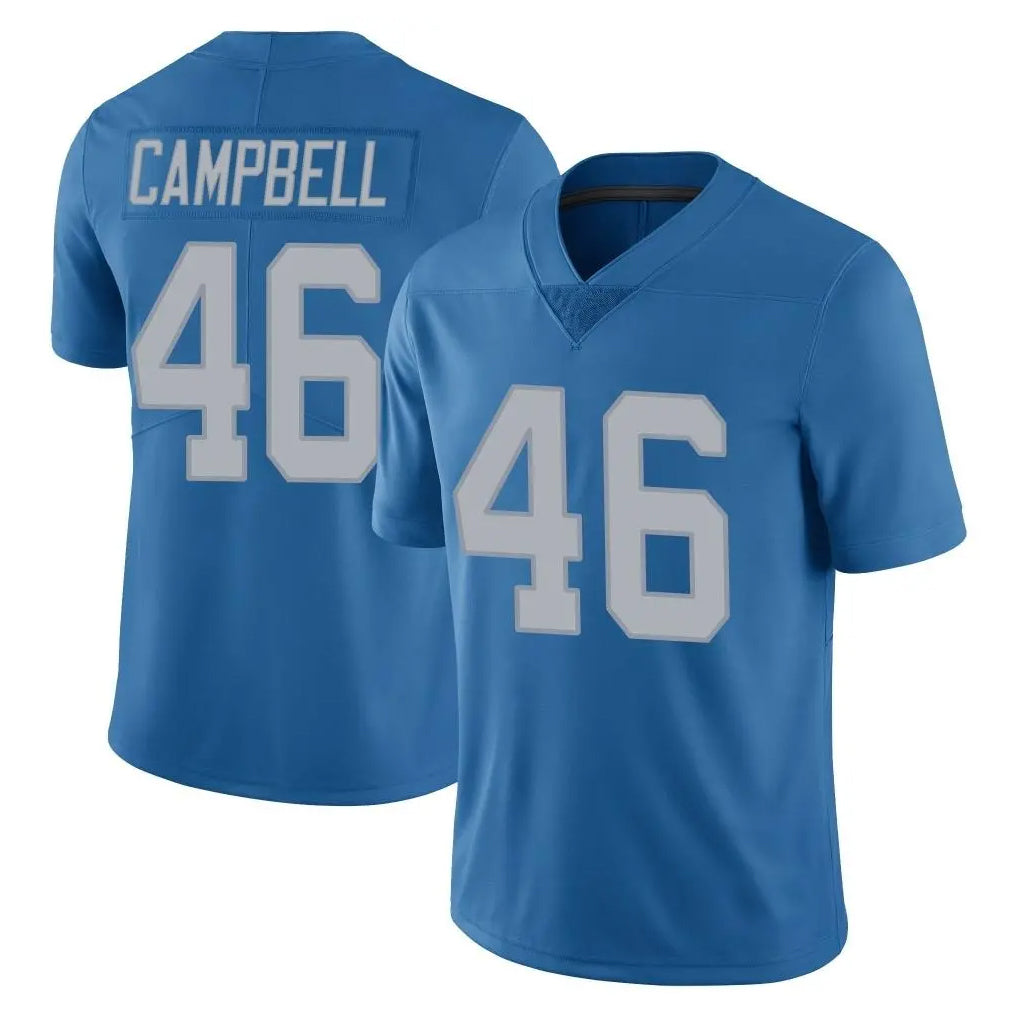 Parkc D.Lions #46 Jack Campbell Player Blue Limited Throwback Vapor Untouchable Stitched Jerseys