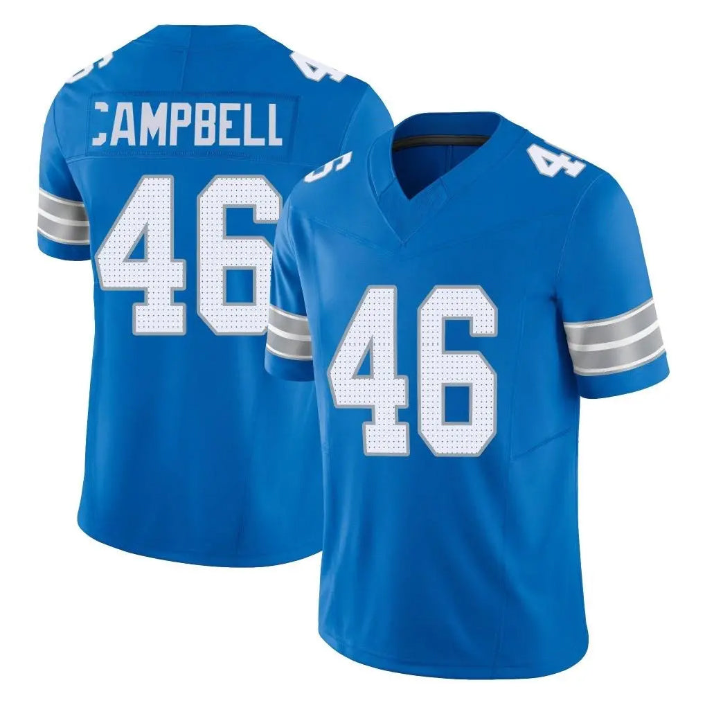 Parkc D.Lions #46 Jack Campbell Player Blue Limited Vapor F.U.S.E. Alternate Home Game Stitched Jerseys