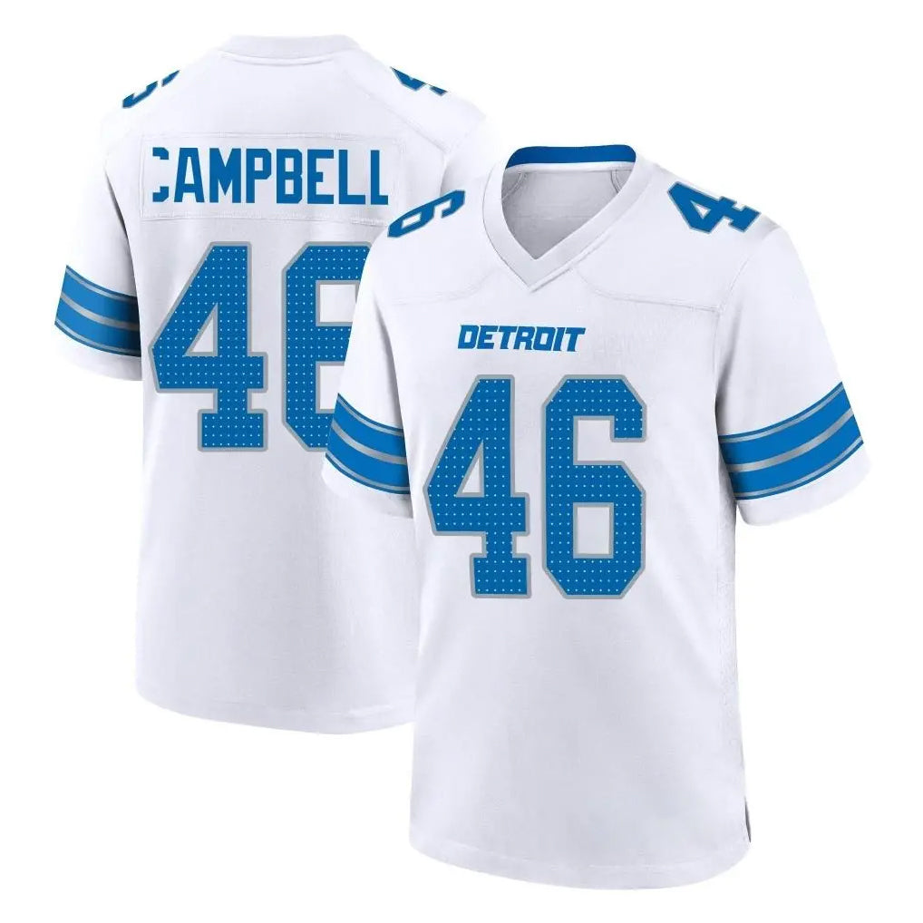 Parkc D.Lions #46 Jack Campbell Player White Alternate Home Game Stitched Jerseys