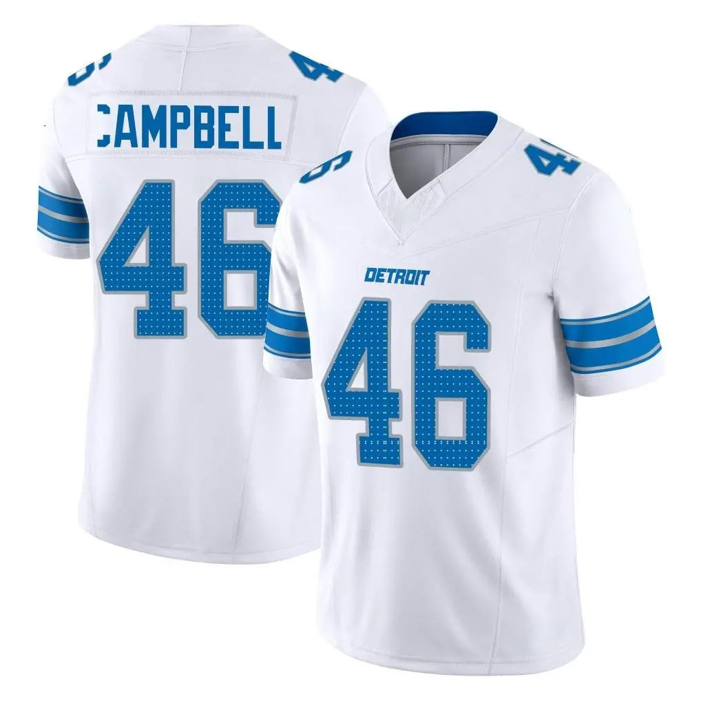 Parkc D.Lions #46 Jack Campbell Player White Limited Vapor F.U.S.E. Alternate Home Game Stitched Jerseys