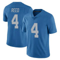 Parkc D.Lions #4 D.J. Reed Player Blue Limited Throwback Vapor Untouchable Stitched Jerseys