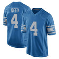 Parkc D.Lions #4 D.J. Reed Player Blue Vapor Untouchable Throwback Game Stitched Jerseys