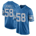 Parkc D.Lions #58 Penei Sewell Player Blue Vapor Untouchable Throwback Game Stitched Jerseys